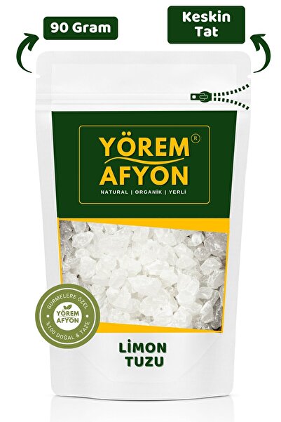 Gülçehre Yörem Afyon Kristal Beyaz, Saf Ve Keskin Limon Tuzu | 90gr.