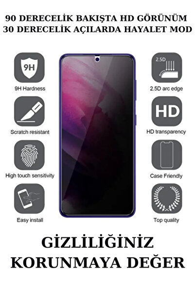 MCASERING Xiaomi Redmi Note 13 Pro 5g Uyumlu Tam Kapatan Hayalet Gizli Nano E...