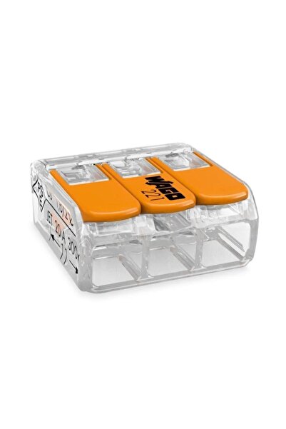 WAGO Çok Amaçlı Konnektör 3x4mm (50AD) Wag221413