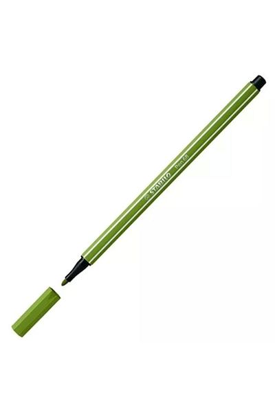 Stabilo Green 1 Mm Quicksand Felt Tip Paint Pen - Pack of 10 68/37