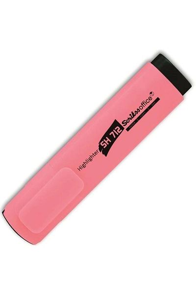 Scrikss Pastel Pink Highlighter - Sh 712, Pack of 12