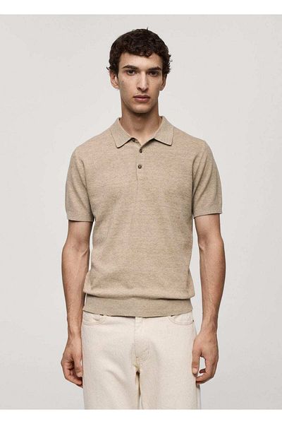 MANGO Man Tricou polo cu mânecă scurtă