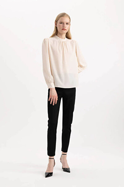 DeFacto Γυναικείο Παντελόνι Μαύρο J8743az/bk81