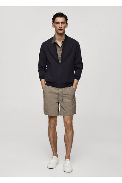 MANGO Man Αδιάβροχο Bomber Jacket