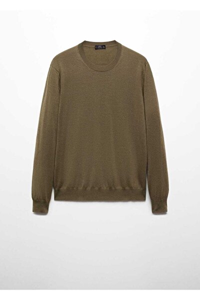 MANGO Man Yıkanabilir merinos yünlü kazak