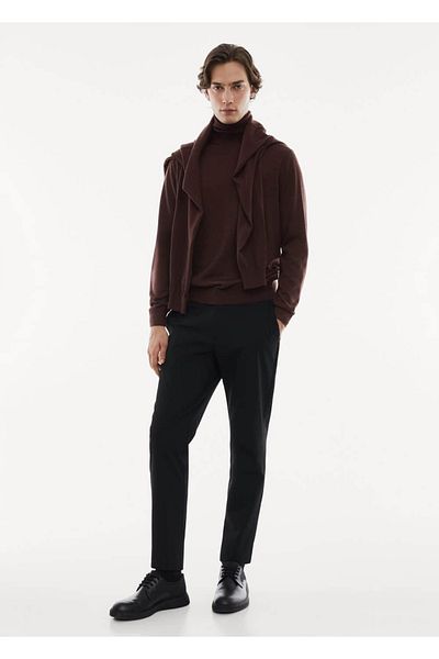 MANGO Man Rollkragenpullover aus 100 % Merinowolle