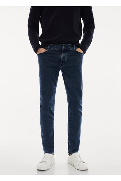 MANGO Man Παντελόνι Jean Slim Fit Thermolite®