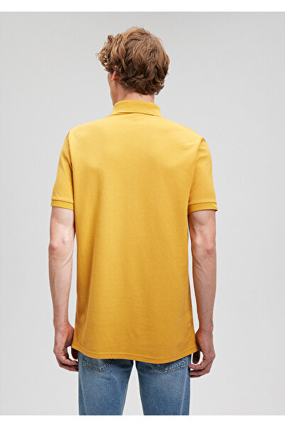 Mavi Sarı Polo Tişört Slim Fit / Dar Kesim 063247-30719