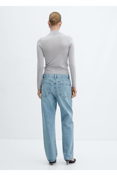 MANGO Woman Fermuarlı triko kazak