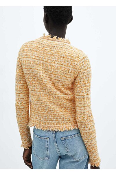 MANGO Woman Cepli tüvit hırka