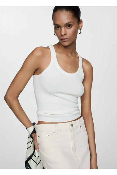 MANGO Woman Midi farmer szoknya