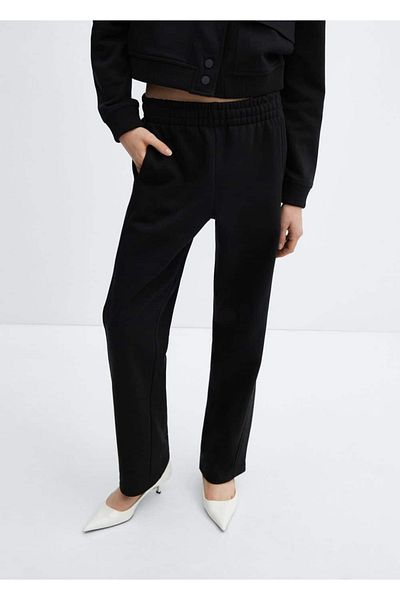 MANGO Woman Comfortable Cut Cotton Jogger Pants