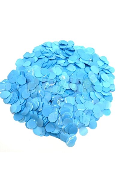 Huzur Party Store Blue Balloon Scale - 10 grams Flake Confetti Inside, Transparent Chain