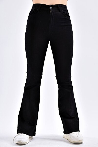 WODDİ Leo Max Vanessa Blugi elastici cu talie înaltă