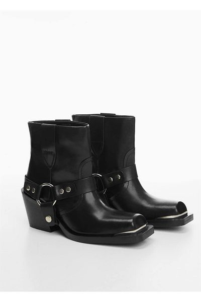 MANGO Woman Stiefeletten mit Schnalle