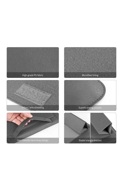 TEKNETSTORE Macbook Air 13,6 M2-M3 чіп 2022/2024 A2681 A3113 - Шкіряна сумка з магнітним кріпленням