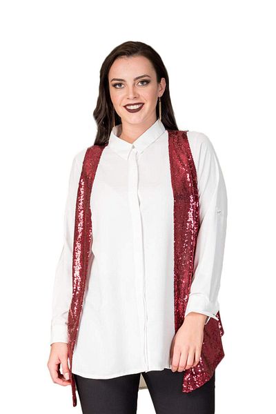 Hanezza Căldura de Anul Nou: Adaugă dragoste corpului tău! Sărbătorește-ți eleganța cu veste de dimensiuni mari