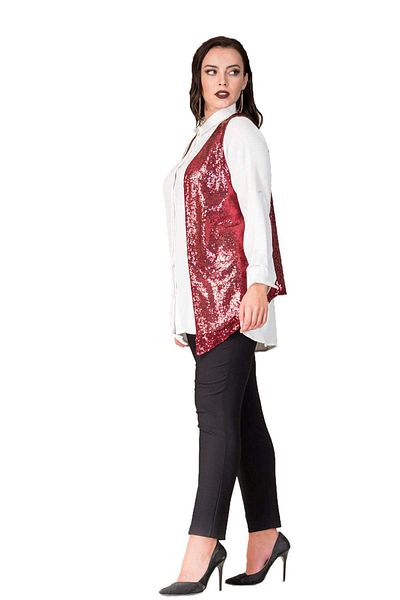 Hanezza Căldura de Anul Nou: Adaugă dragoste corpului tău! Sărbătorește-ți eleganța cu veste de dimensiuni mari
