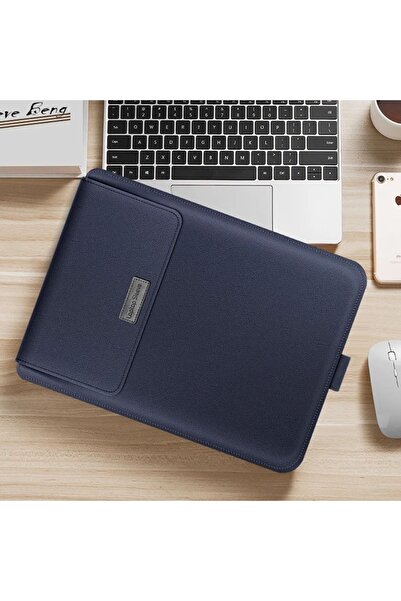 TEKNETSTORE Macbook Pro Air 13 M1-M2 2020/2022 Шкіряна сумка з магнітом - Моделі A2179-A2337-A2338-A2251-A2159-A1989-A1708