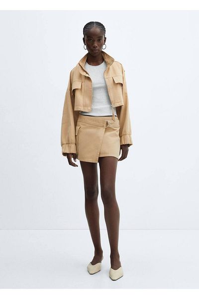 MANGO Woman Fusta mini cargo