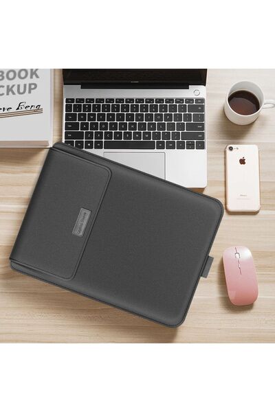 TEKNETSTORE Macbook Pro Air 13 M1-M2 2020/2022 Шкіряна сумка з магнітом - Моделі A2179-A2337-A2338-A2251-A2159-A1989-A1708