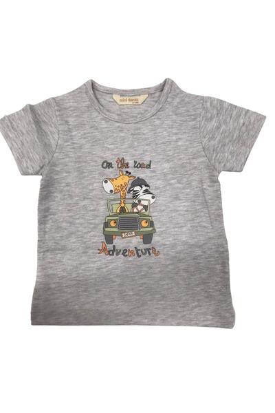 Mini Damla T-shirt Safari Light Gray Melange