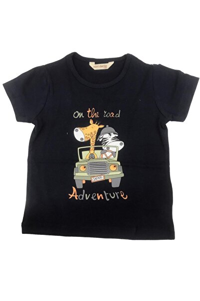 Mini Damla T-shirt Safari Navy Blue
