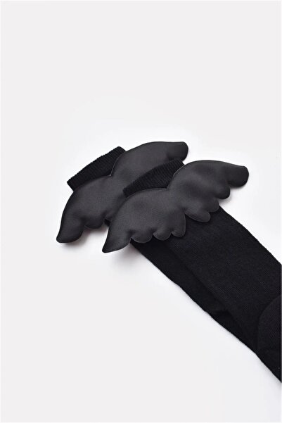 Bibaby Organic Knee Socks New Angel Black