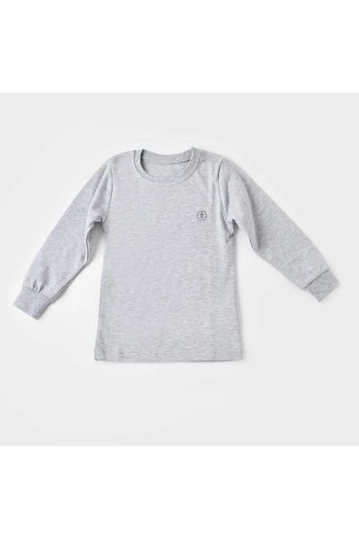 Bibaby Organic Sweatshirt Little Basic Gray Melange