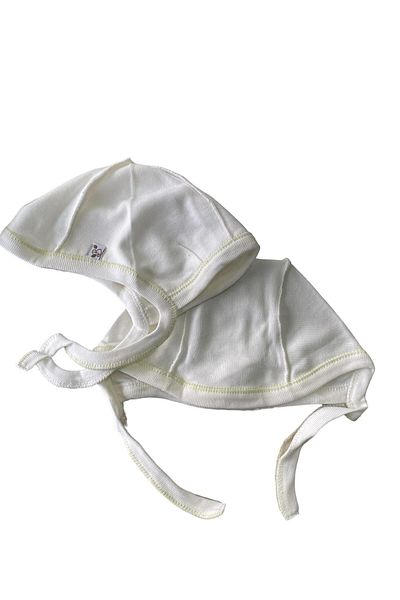 Bebetto Hat 2 Pieces Bamboo Lace Elephant Ecru