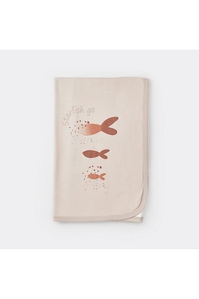 Biorganic Magic Starfish Blanket 85x90 Cm 64642