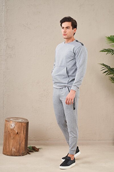 PJS 23723 Erkek Baskılı Eşofman Takım