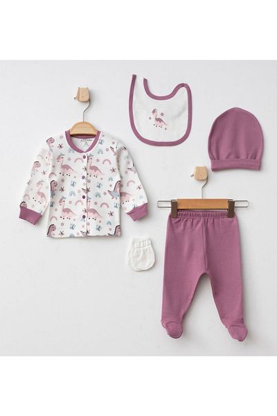 Aziz Bebe 10-Piece Baby Hospital Exit Bodysuit Set010311