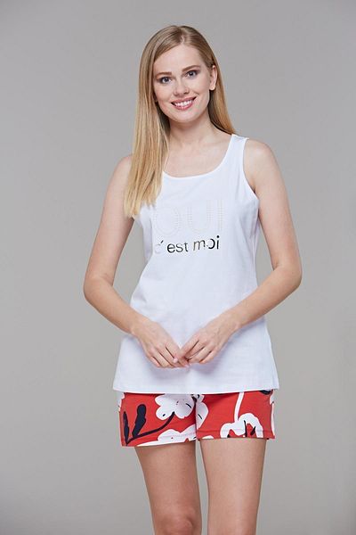PJS 21479 Women's Strappy Shorts Set