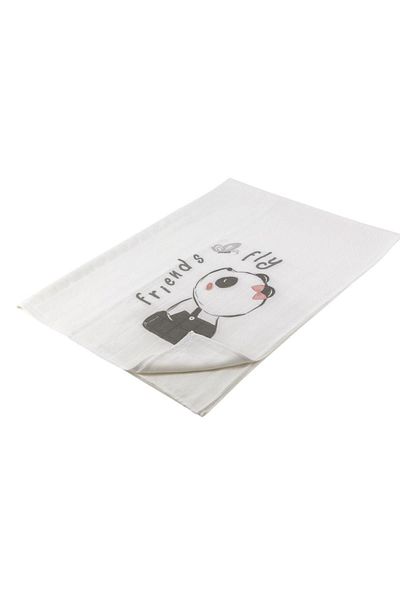 Biorganic Elegant Panda Baby Girl 100% Organic Muslin Blanket
