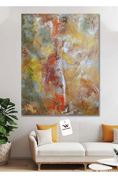 Şehzat Sürreal Gold Kanvas Tablo