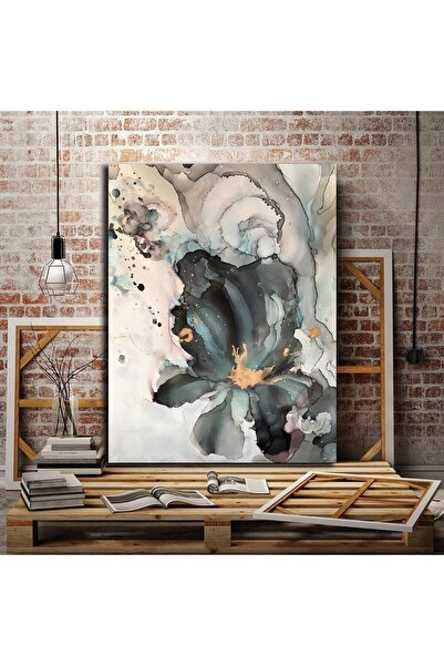 Şehzat Resimli Tablo Yağlı Boya Görünümlü Soyut Kanvas Tablo Models14