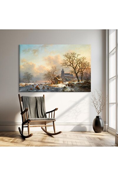 Şehzat Kışın Gelen Sükunet Kanvas Tablo