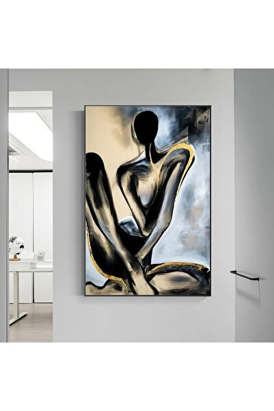 Şehzat Modern Soyut Kadın-kanvas Tablo Salon Oturma Yatak Odası Ofis Antre Ca...