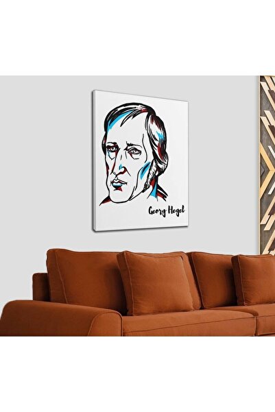 Şehzat Georg Wilhelm Friedrich Hegel Dekoratif Kanvas Tablo 1238