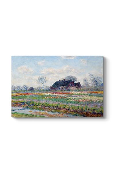Şehzat Claude Monet - Lale Tarlaları Tablosu