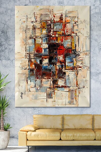 Şehzat 90x130 Renkler Sürreal Sanatsal Kanvas Tablo