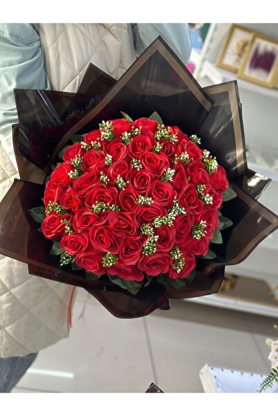 Paparti 41 Adet Tomurcuklu Gül Kız Isteme Çiçeği Solmayan Gül Buketi