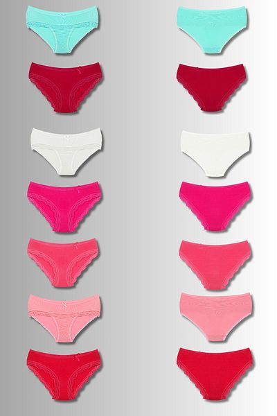 DONEX Pachet de chiloți bikini din dantelă - 10 bucăți 799 TL, în schimb 439 TL
