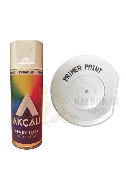 Akçalı Üniversal Astar Sprey Plastik Ahşap Beton Yüzey Astarı 400 ml - 0100 (...