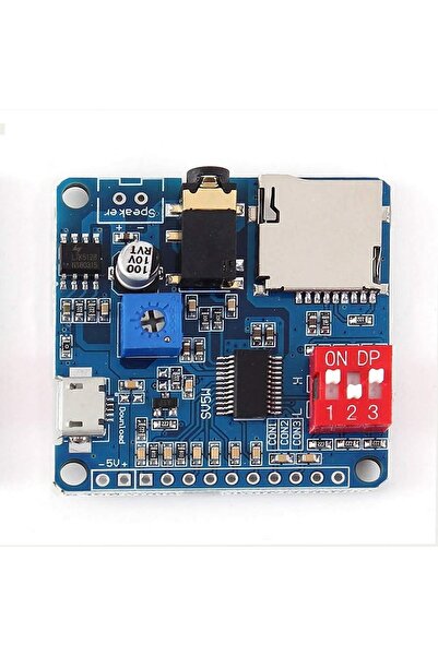 Genel Markalar Dy-sv5w Mp3 Wav Ses Çalma Modülü Class D Amfi 5w 4-8ohm Hoparl...