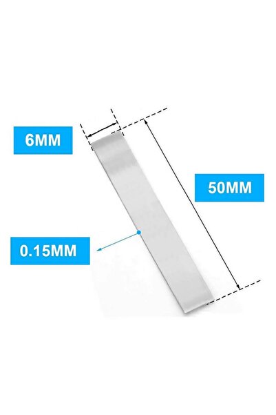 Genel Markalar Nikel Tel 6mm X 50 Mm Lehimlenebilir Pil Bağlantı Teli 18650 Lio