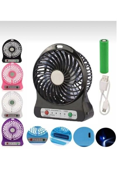 fortrek 3 Kademeli Masaüstü Fan Pervane Siyah