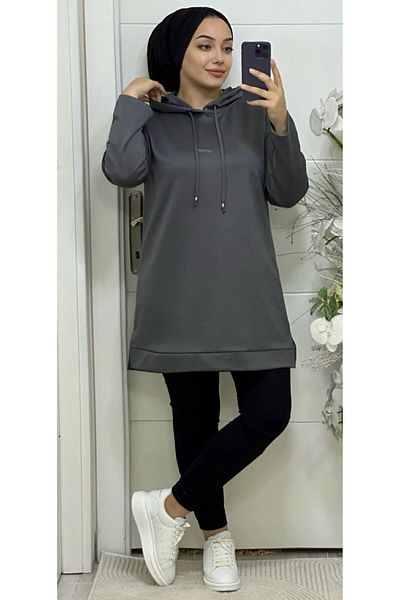 Ebrarengiz Moda Women's Hooded Tunic