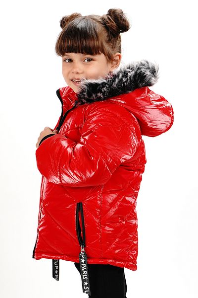 Merdia Girl's - Water and Wind Proof Hooded Coat, Inner Surface with Welsoft